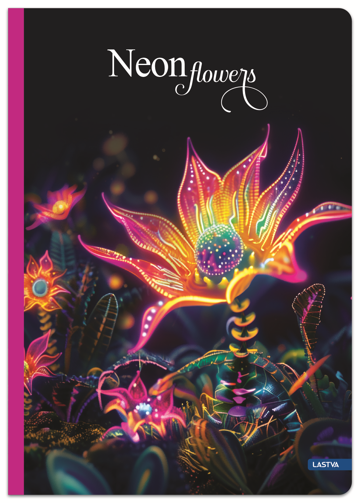 SVESKA TP 96 LISTOVA A5 KARO NEON FLOWERS (više dezena) - Knjižara Riznica Beograd